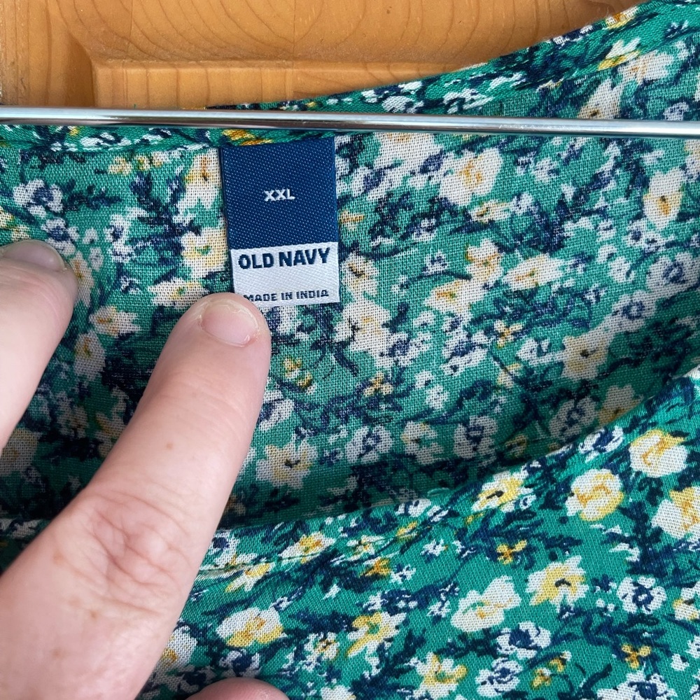 Old Navy Cotton Maxi Dress!  Size XXL!  Pockets!  Runs big